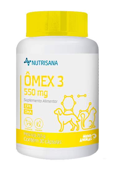 ÔMEX 3 - 550 MG (?MEGA 3 E VITAMINA E)