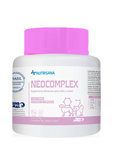 NEOCOMPLEX (CURCUMINA, EXTRATO DE CH? VERDE, PIPERINA, PAREDE CELULAR DE LEVEDURA, RESVERATROL E VITAMINA D3)